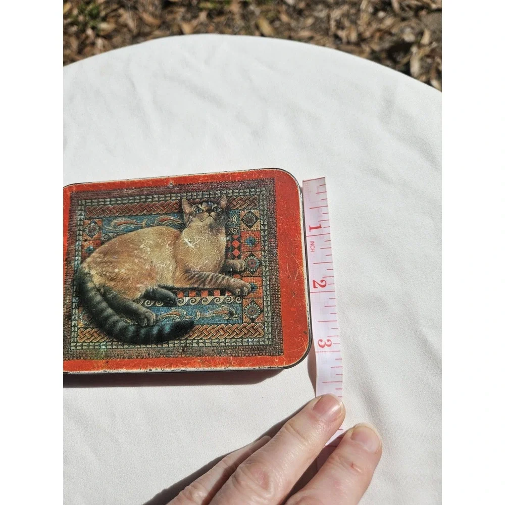 Vintage Cat Tin Box ENGLAND
